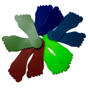 Bodenmarkierung "Fußpaar"